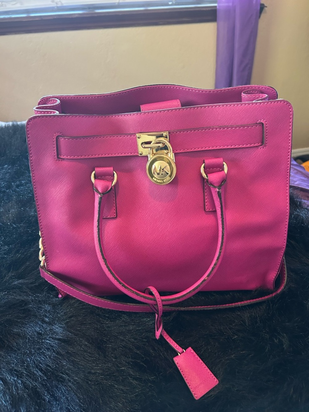 Michael Michael Kors Pink Hamilton Bag